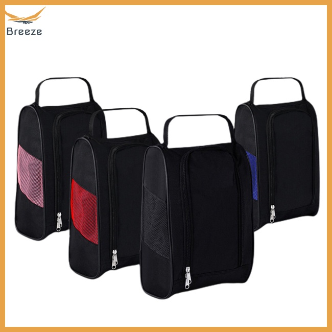 Túi Đựng Giày Chơi Golf Có Dây Kéo Thoáng Khí Chống Mài Mòn Thêu Logo Độc Đáo Tiện Dụng