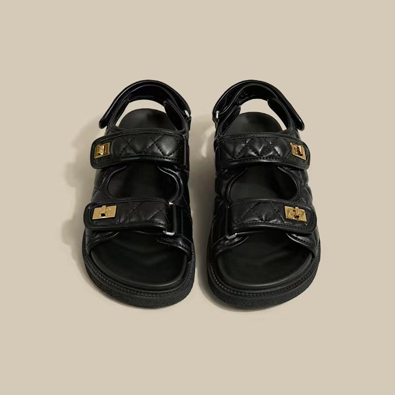 Sandal Đế Bệt Quai Dán Hình Thoi Mới Dành Cho Nữ-AA1236