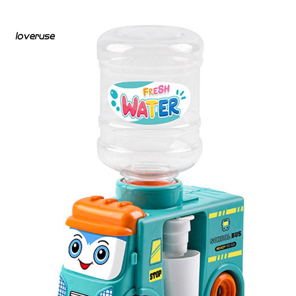 / Lo / LO / Xe Buýt Đồ Chơi Bơm Nước Dạng Nhấn Nhỏ Quà Tặng Cho Trẻ Em