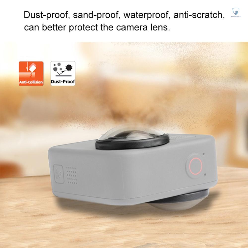 Bộ 2 Khung Bảo Vệ Ống Kính Máy Ảnh Go-Pro Max Bằng Acrylic Chống Dầu / Trầy Xước PULUZ