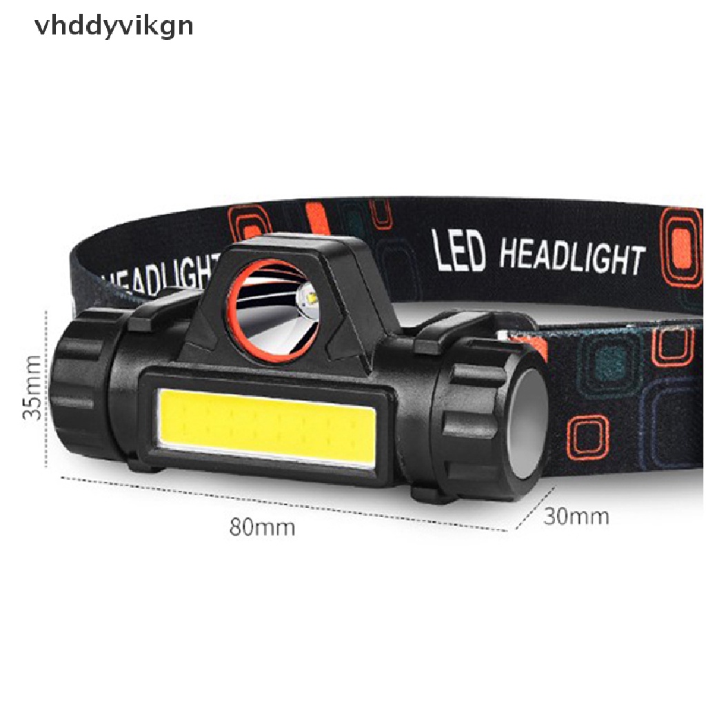 Đèn Pha Led Cob 2500lm Chống Nước Có Thể Sạc Lại Bằng Cổng Usb