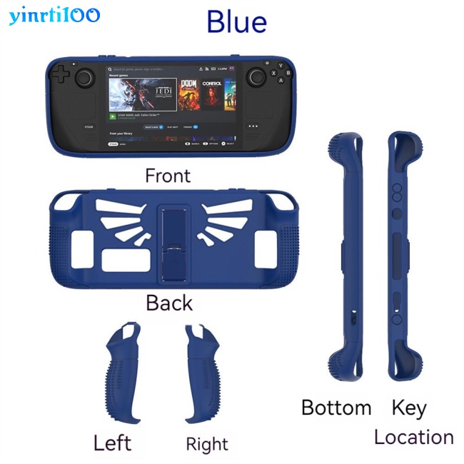 Vỏ Bọc Bảo Vệ Chống Trượt Cho Tay Cầm Chơi Game Hơi Nước Yinrti