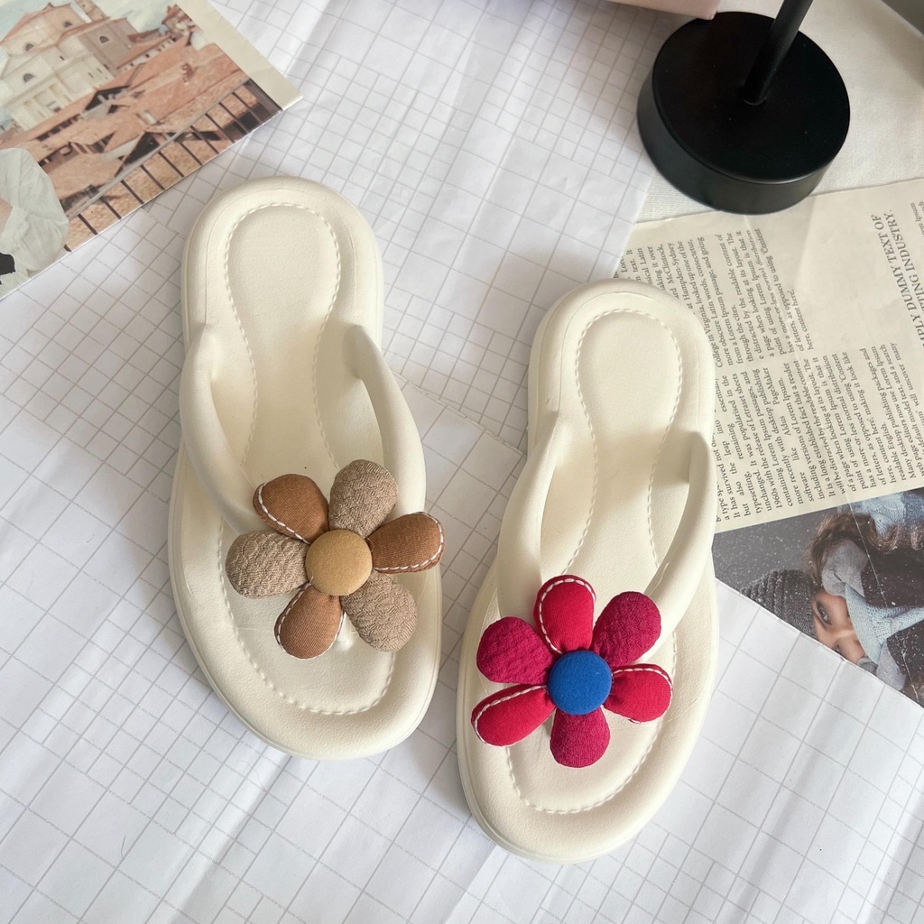 JY223- B3 - Dép quai kẹp bánh mì đúc liền dễ thương chất mềm giá rẻ EVA siêu nhẹ chân