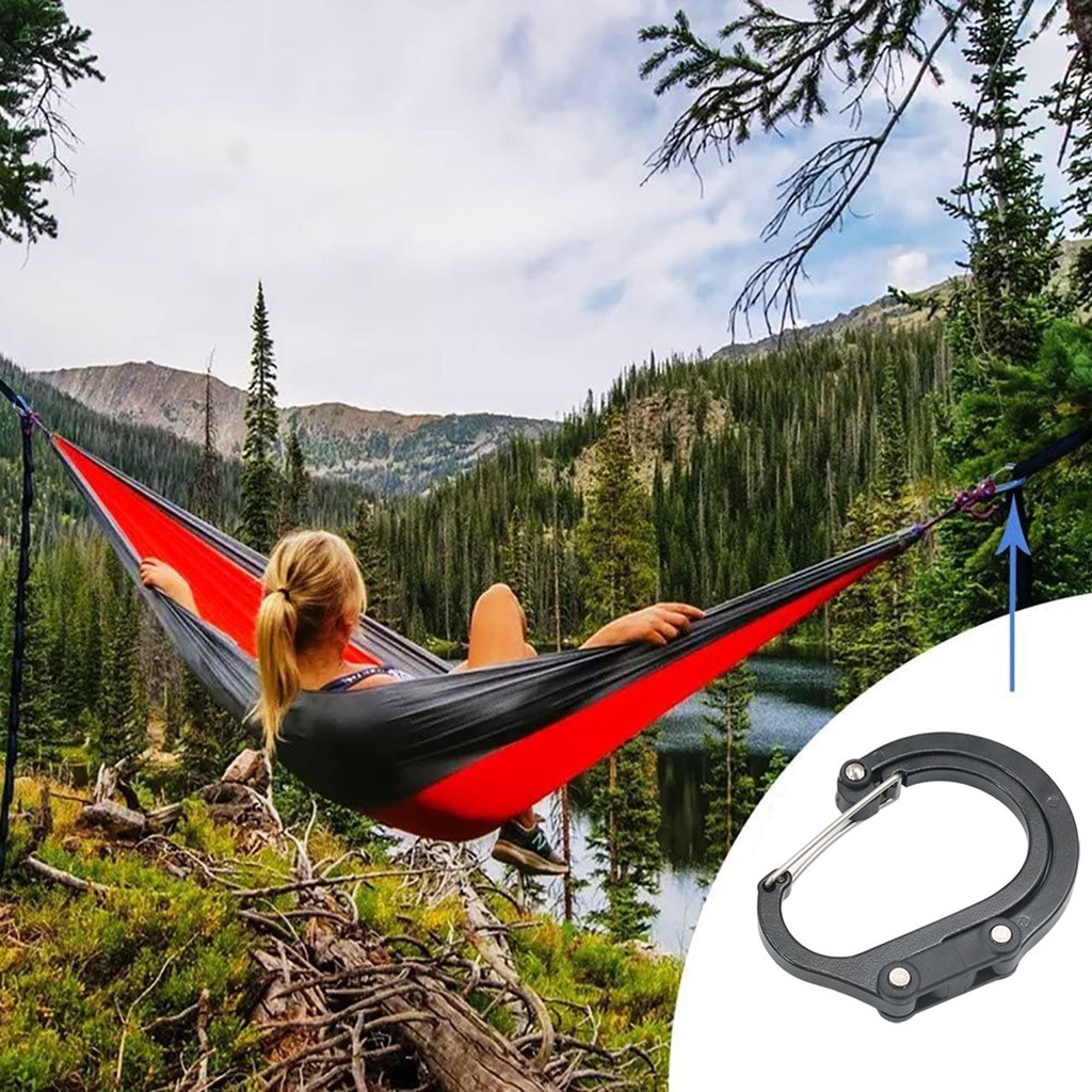 Móc Kẹp Xoay Đa Năng Chống Mài Mòn Không Khóa Tiện Dụng Khi Đi Cắm Trại / Du Lịch