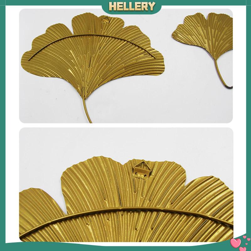 Mô Hình Lá Ginkgo Bằng Sắt Trang Trí Tường Khách Sạn