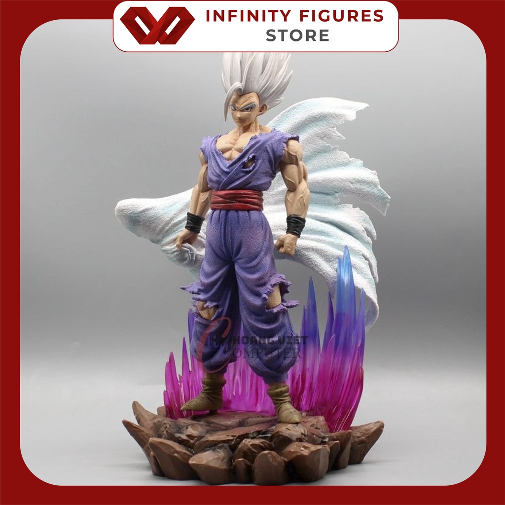 Mô hình nhân vật SON GO HAN beast siêu ngầu có led cao 38cm | Figure anime 7 viên ngọc rồng mô hình đồ chơi