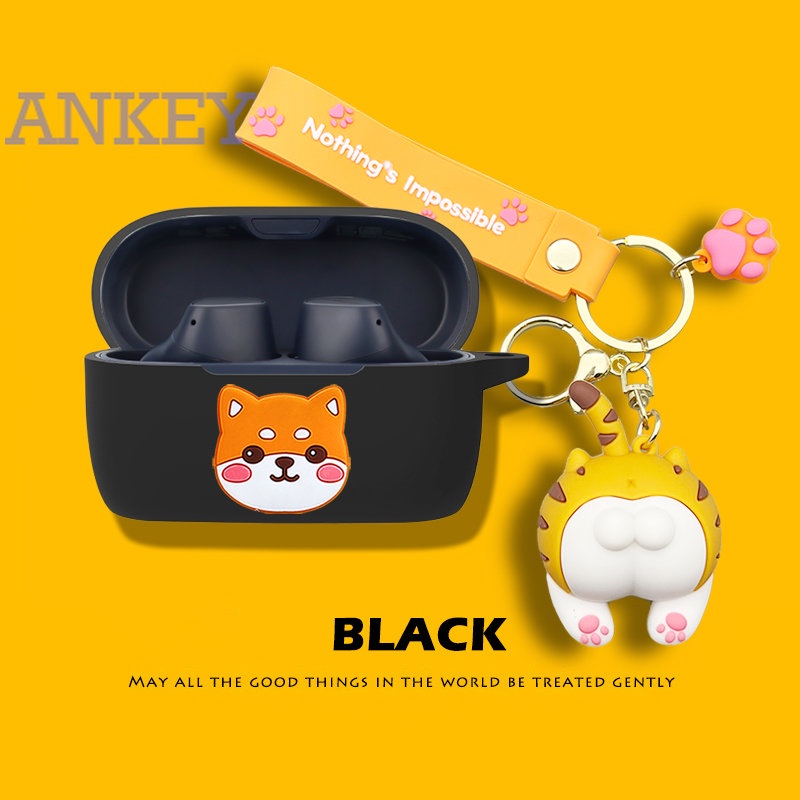 Jabra Elite 4 Active Case Protective Elite4 Cute Cartoon Cover Bluetooth Earphone Shell Accessories TWS Headphone Portable