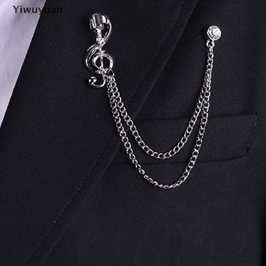 < Yiwuyuan > Ghim Cài Áo Hình Vương Miện Đính Pha Lê Tua Rua Thời Trang Cho Nam Và Nữ