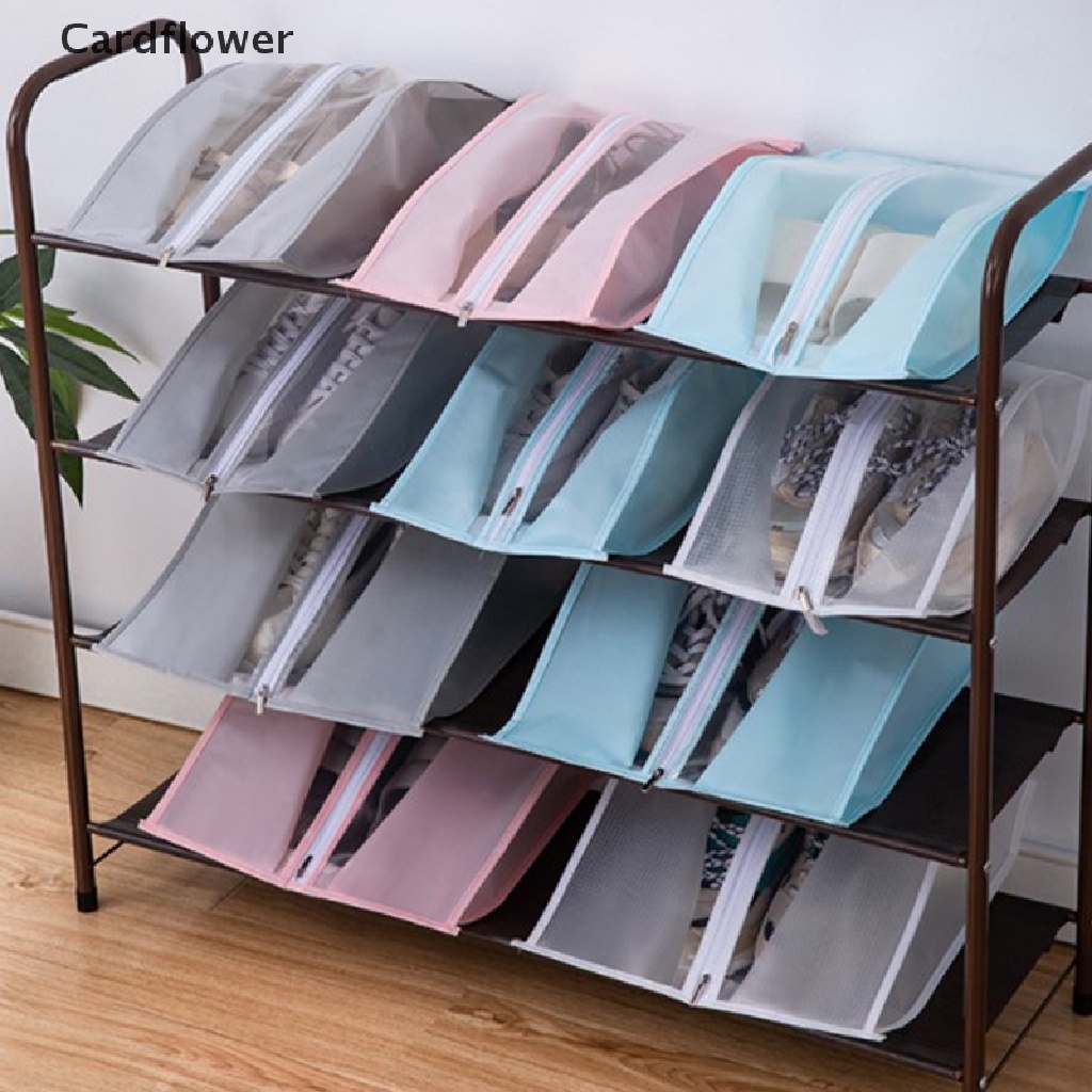 < Cardflower > Túi Đựng Giày Đi Du Lịch Nhiều Ngăn Bảo Vệ Chống Bụi Đa Năng