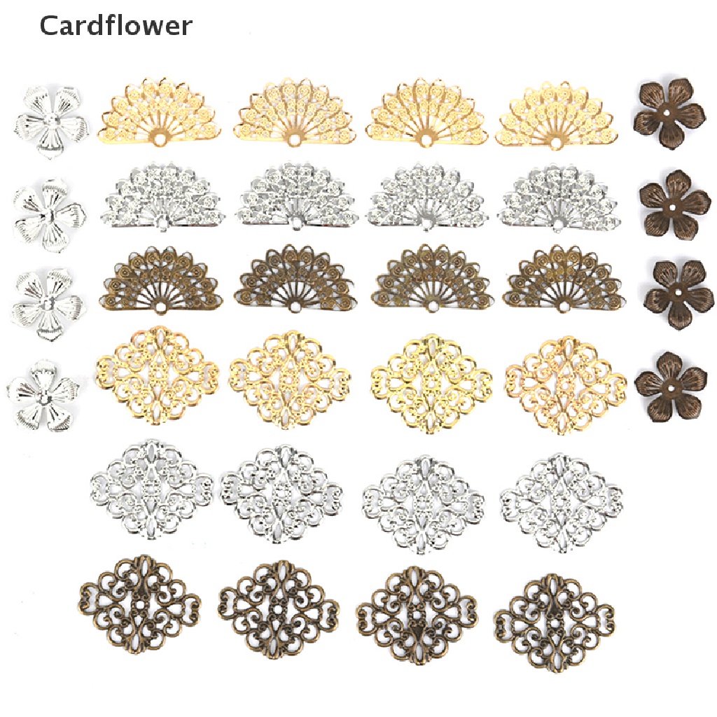Set 100 Đầu Nối Lọc Bằng Kim Loại Hình Hoa Chuyên Dụng Cho Làm Trang Sức Thủ Công Giảm Giá Trên Bán Hàng