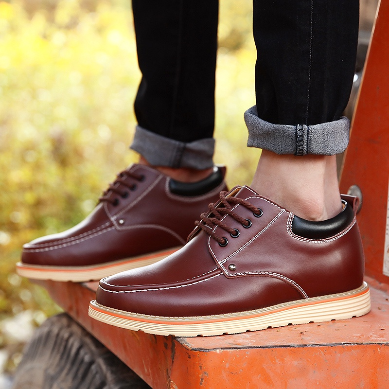 DR MARTENS Giày Bốt Martin Da Thật Cổ Thấp Chống Trượt Chống Thấm Nước Cho Nam