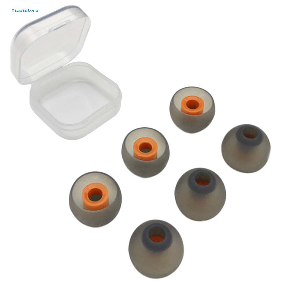 Set 6 Vỏ Bọc Tai Nghe Nhét Tai Thay Thế Bằng Silicon Mềm