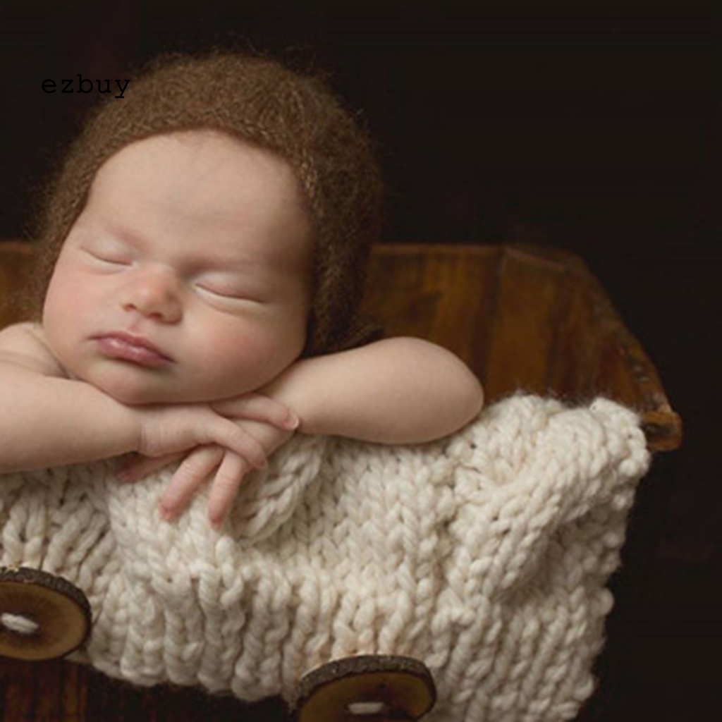 Chăn Len Siêu Mềm Thoải Mái Dùng Làm Đạo Cụ Chụp Ảnh Cho Bé Sơ Sinh