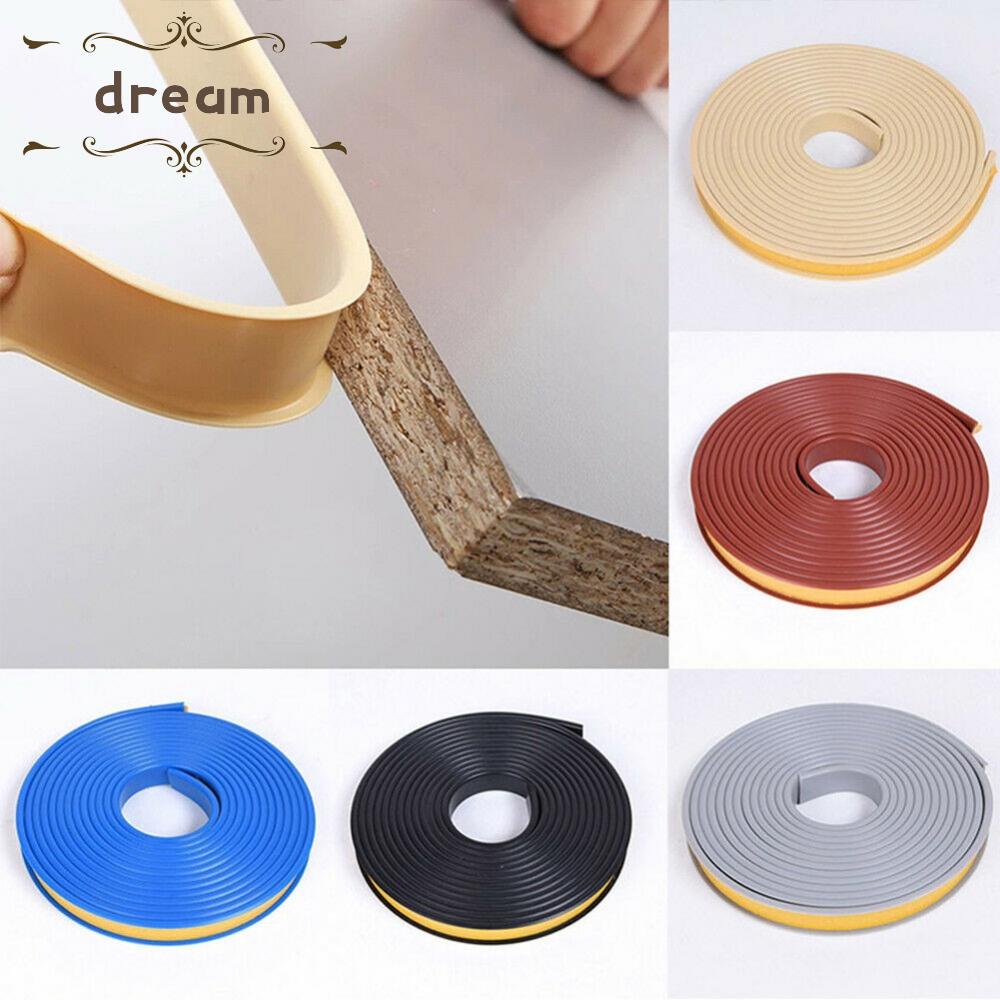 【DREAMLIFE】U Shaped Edge Banding Tape Protector New 5M TPV Self Adhesive Cabinet Seal Strip