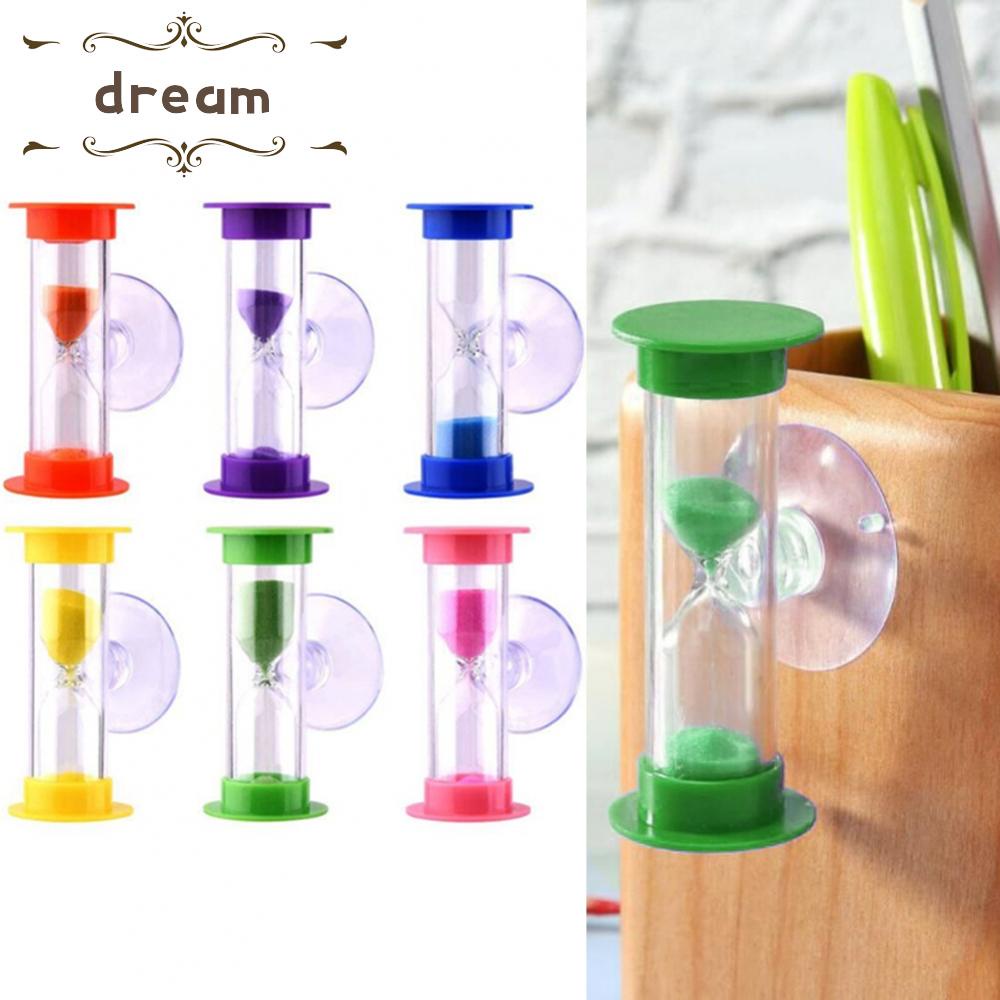 【DREAMLIFE】Timer Hourglass Brushing Rotation Children Hourglass Printing Crafts Hourglass
