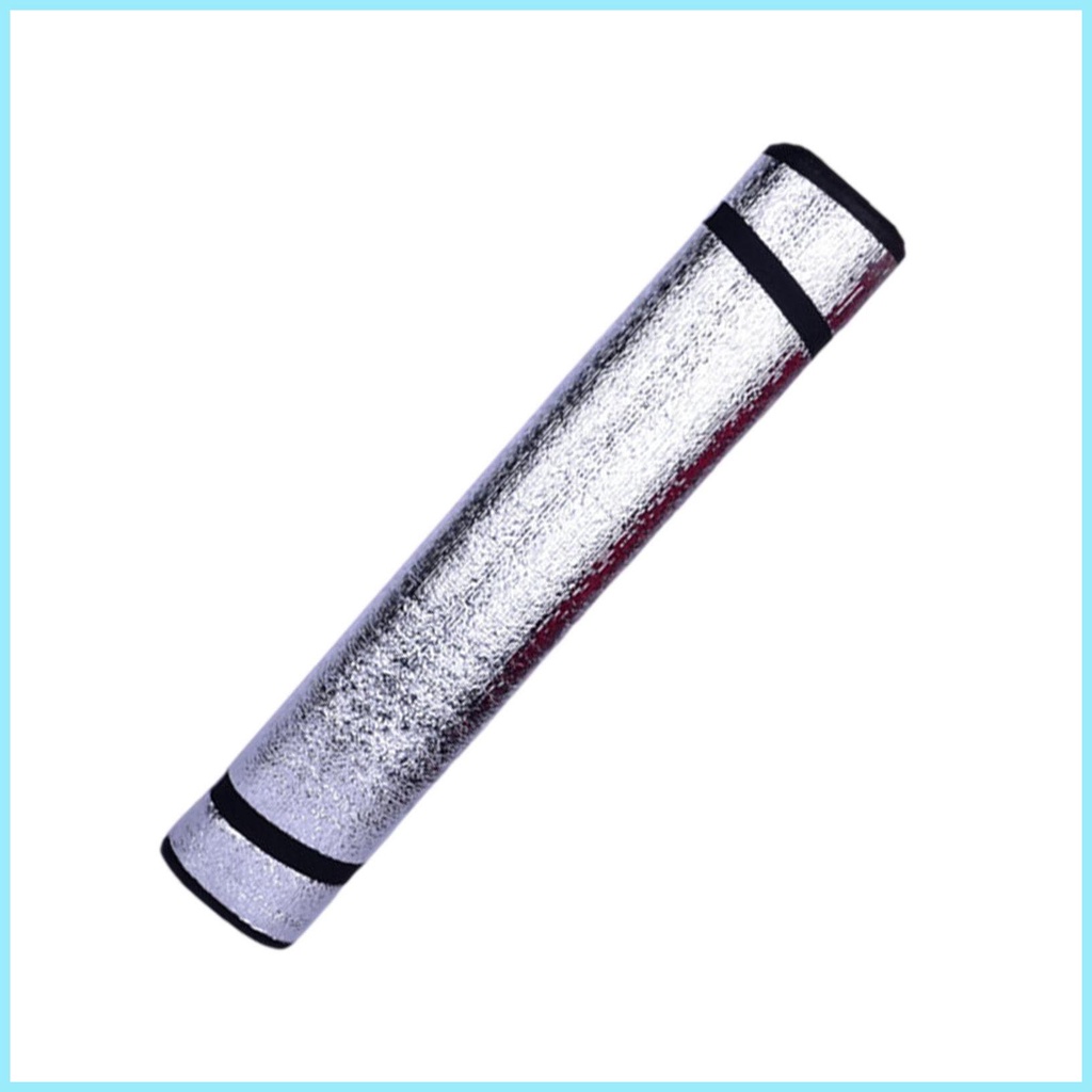 Thảm Cắm Trại 68.9x23.62inch Bằng Màng Nhôm Kèm 2 Dây Buộc Tiện Dụng