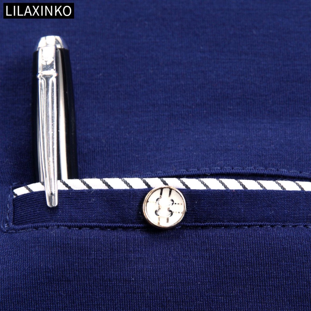 Áo Thun Polo Cotton Tay Ngắn Có Túi 3 Màu Trơn Đơn Giản Thời Trang Dành Cho Nam