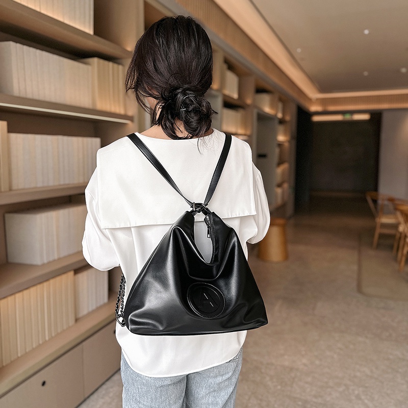 Túi Xách Da PU Đeo Chéo Màu Trơn Thời Trang Chất Lượng Cao Cho Nữ