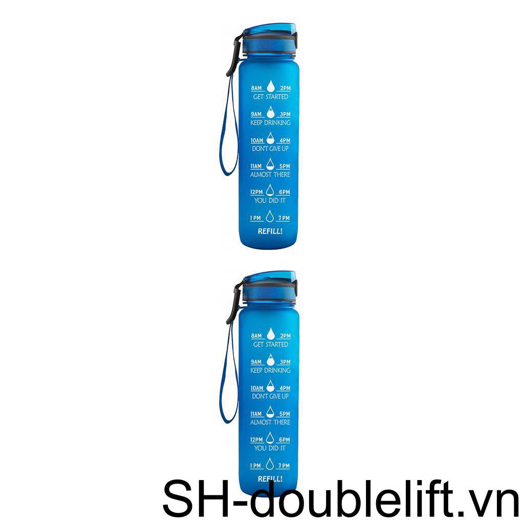 Bình Đựng Nước 1 / 2 Chống Rò Rỉ Bằng Silicone Kèm Ống Hút Có Thể Bơm Lại Tiện Dụng