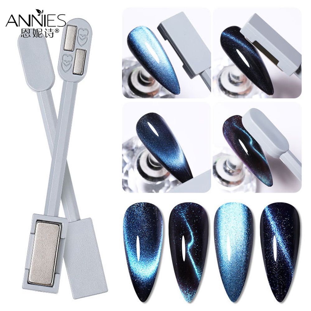 Nam châm ANNIES tạo hiệu ứng mắt mèo mạnh hai đầu/ đường kẻ 3D dùng móng nghệ thuật