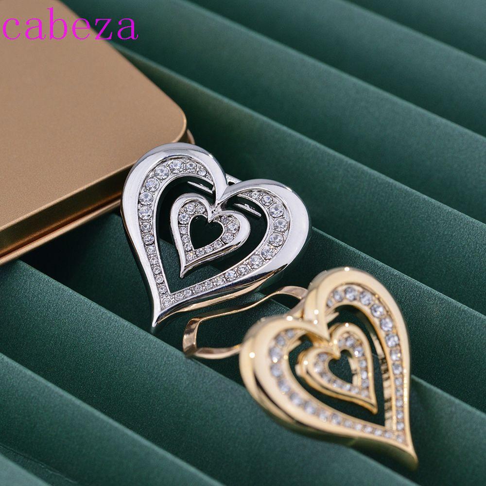 Ghim Cài Khăn Choàng Lụa Họa Tiết Hình Học Ngọt Ngào Cho Nữ|Khóa Cài Khăn Quàng Cổ Hình Trái Tim Xinh Xắn