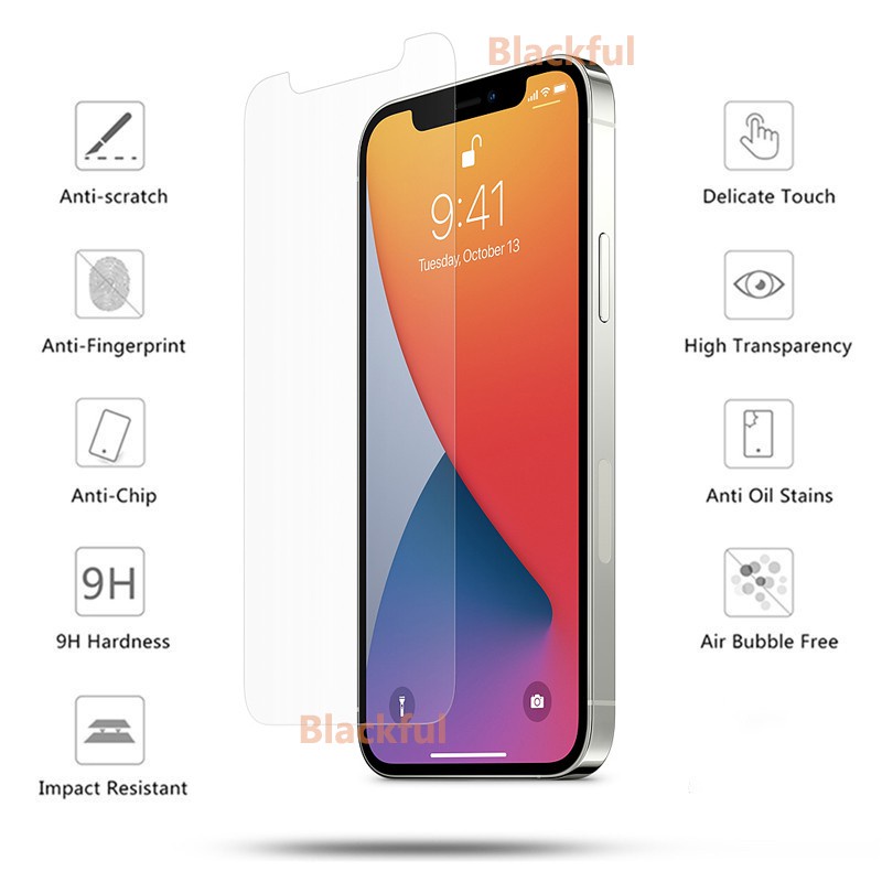 Kính Cường Lực 2.5D 9H Cho iPhone 13-12 Pro Max - 13-12 Mini - SE2 2020-11 Pro Max-5-6 - 7-8 - XS Max K4YQ I27
