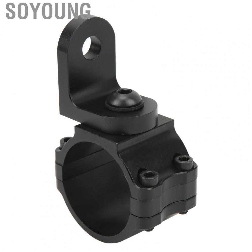 Soyoung UTV Whip Mount Strong Strength Flag Mounting Bracket for 1.75in To 2in  Roll Bar Lights