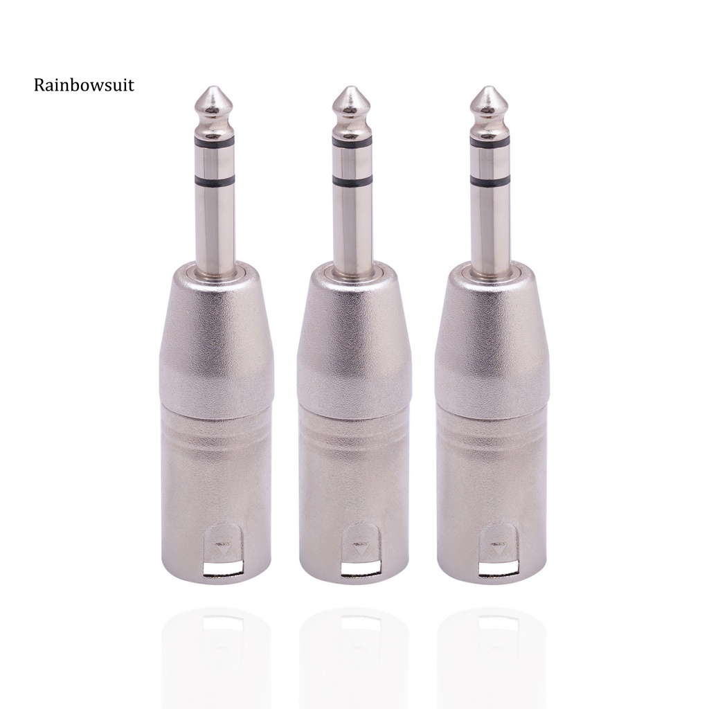 Đầu Nối Âm Thanh Chuyển Đổi Giắc Cắm 1 / 4 TRS 6.35mm XLR 3 Chấu Chuyên Dụng