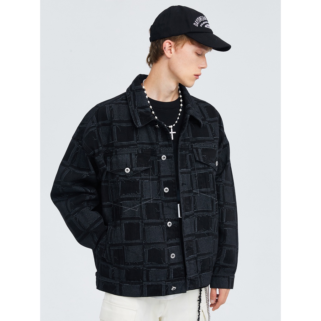 Áo Khoác Denim Mỏng Thời Trang Xuân Thu 2023 Mới Cho Nam