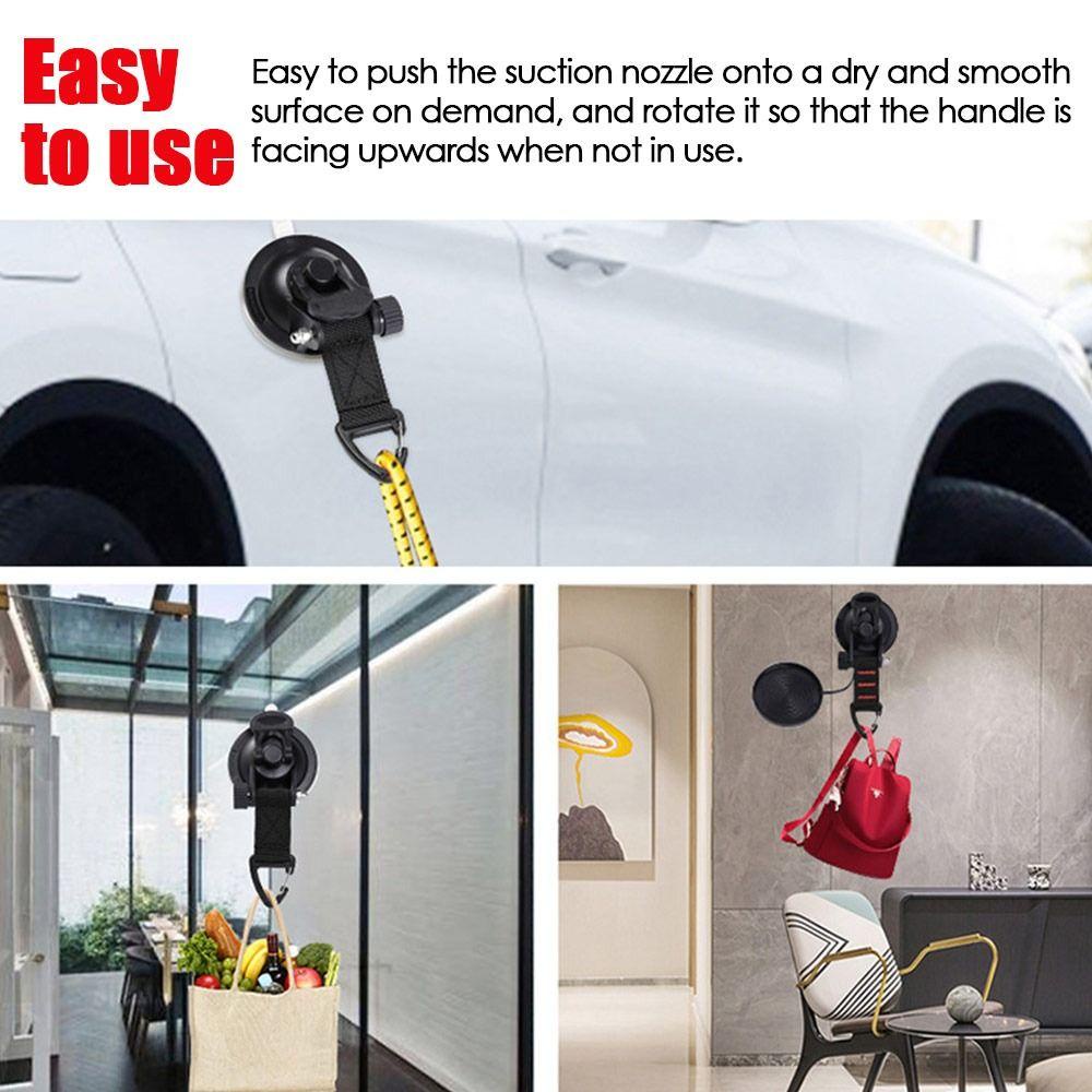 Móc Hít Chân Không Gắn Xe Hơi Cắm Trại Tiện Dụng