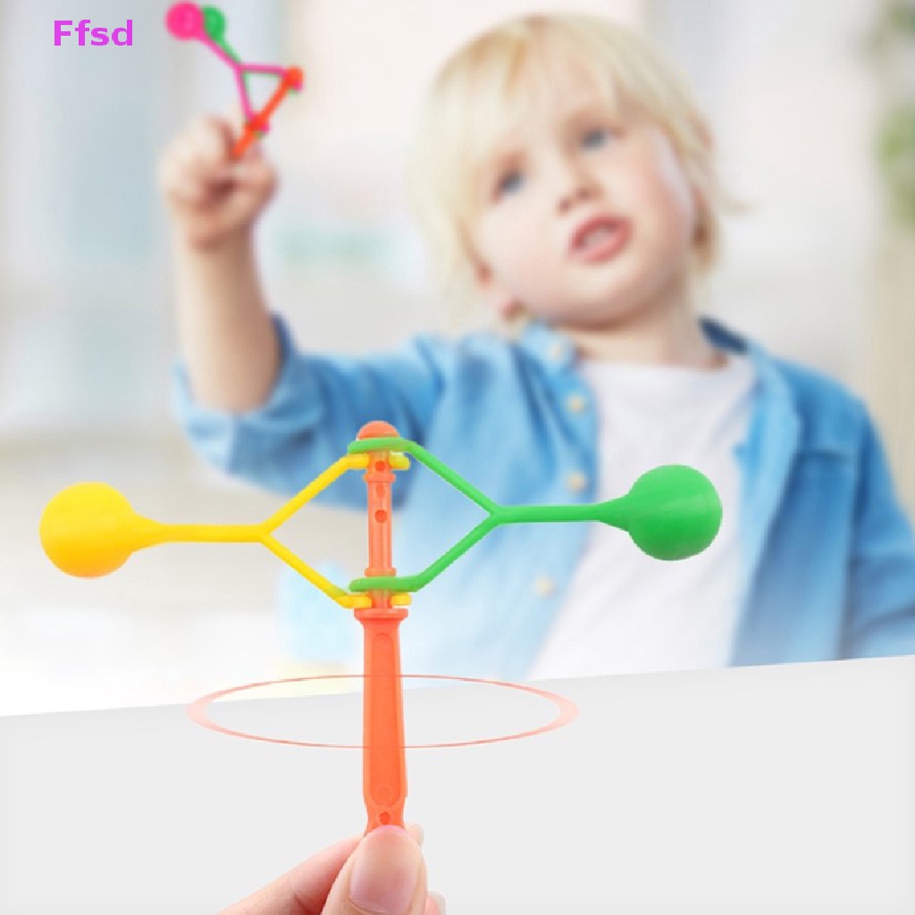 {Ffsd} Set 5 Đồ Chơi Bóng Lắc Bằng Nhựa Vui Nhộn Mới Lạ Tek Tek Etek Thích Hợp Làm Quà Sinh Nhật Cho Trẻ Em