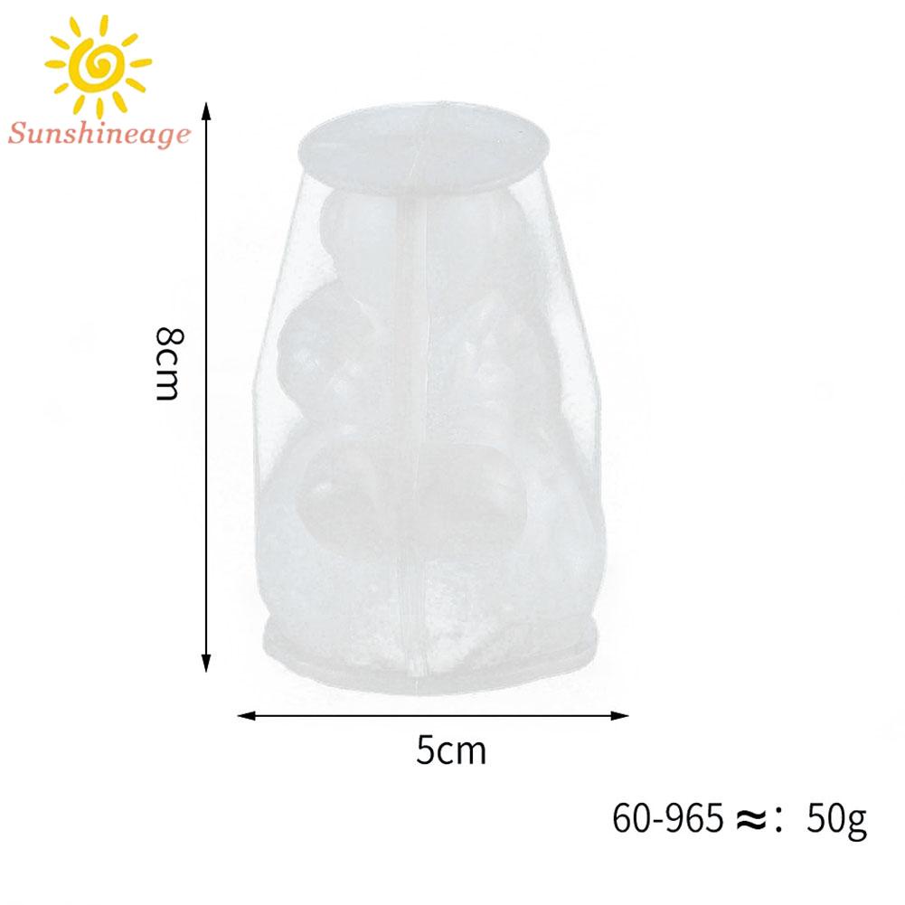 Khuôn Silicon 8 * 5 * 5cm Hình Phi Hành Gia / Socola / Nến / Xà Phòng Để Bàn Trang Trí DIY