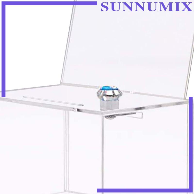 Hộp Sưu Tập Nhận Thức Bằng Acrylic Trong Suốt Có Khóa