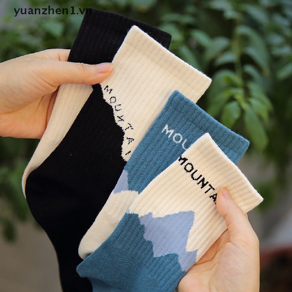 Vớ Cotton Họa Tiết Đường Phố Thời Trang Cho Nam