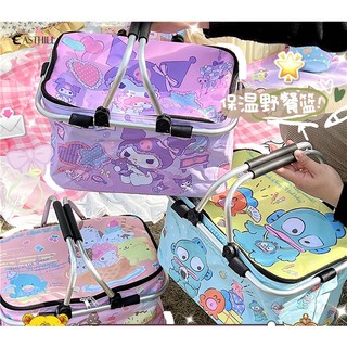 Giỏ Đựng Đồ Chống Ẩm Dung Tích Lớn Hình Sanrio Kuromi Cinnamoroll Hello Kitty