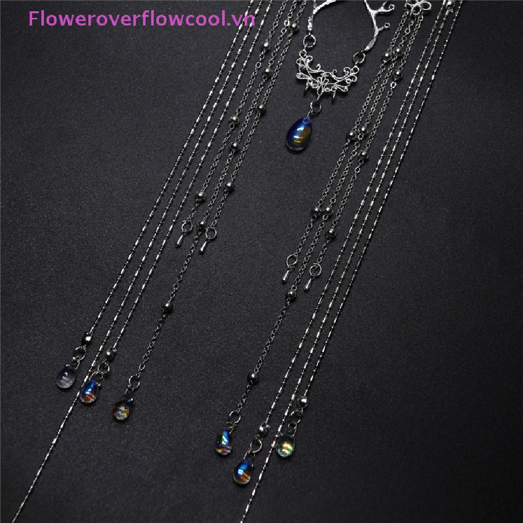 Cài Tóc Dạng Chuỗi Hạt Phối Tua Rua Phong Cách Trung Hoa Cổ Điển