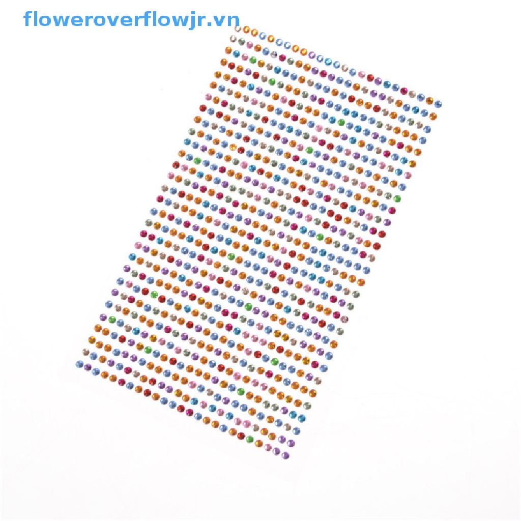 Bộ 750 Hạt Đá Trang Trí Điện Thoại / Xe Hơi 3mm DIY