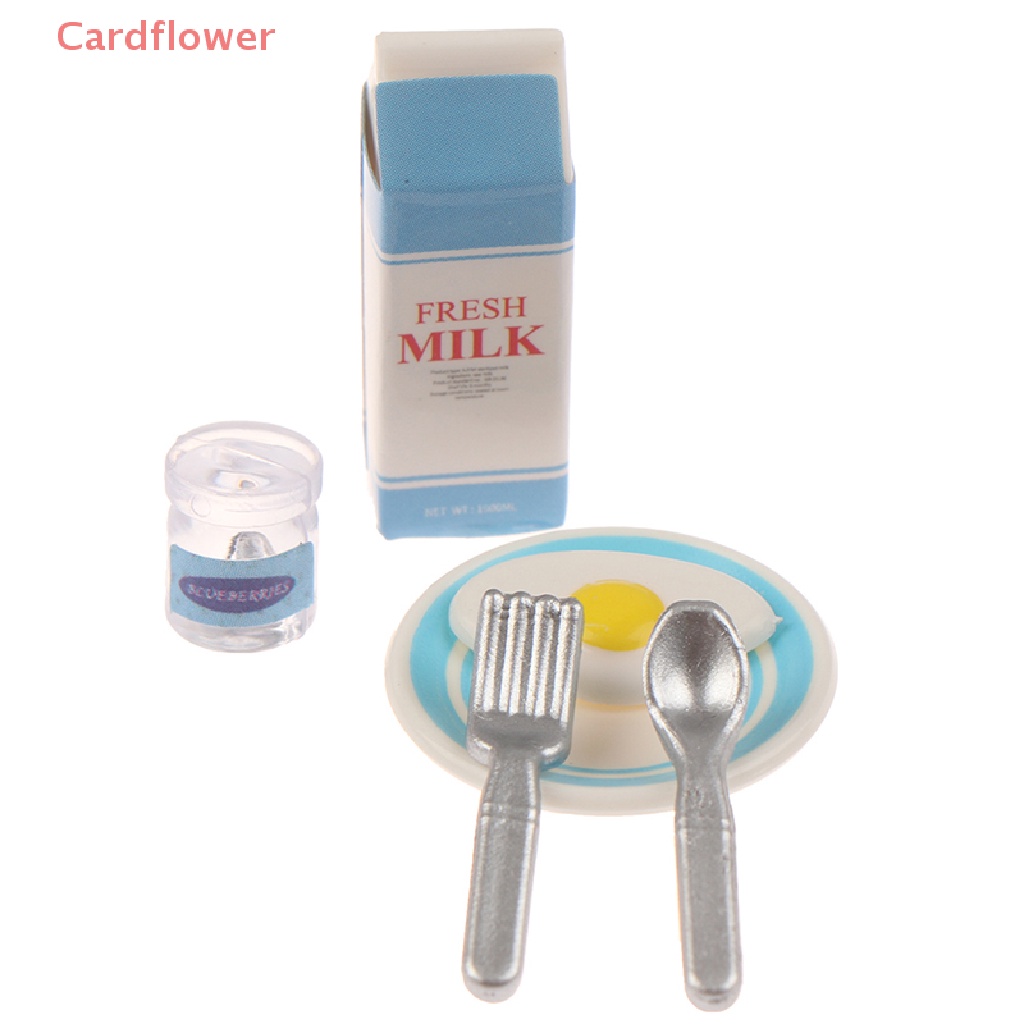 6 Trứng Và Sữa Đồ Chơi Búp Bê Cỡ Nhỏ Mới