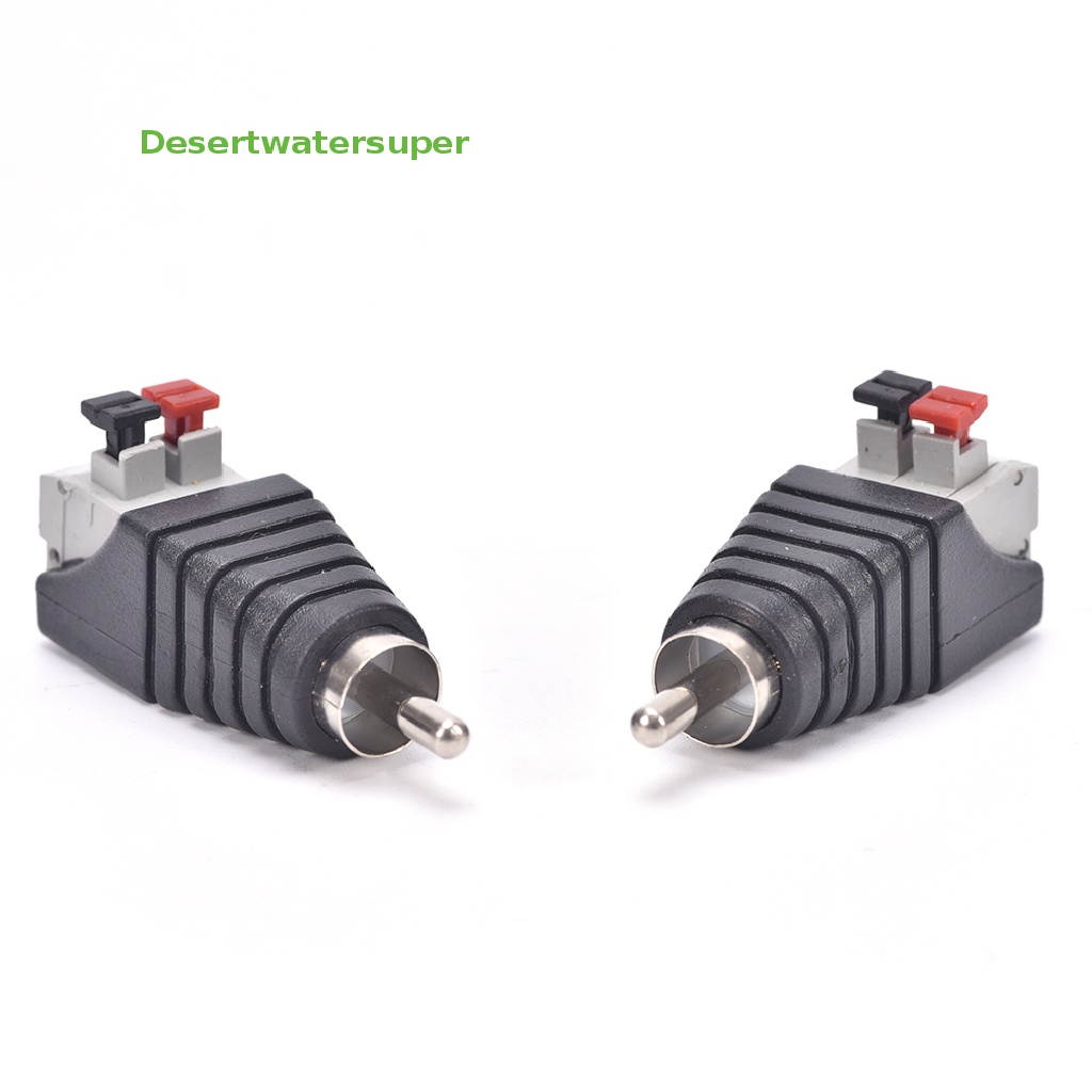 Set 2 Đầu Nối Dây Cáp Âm Thanh RCA A / V