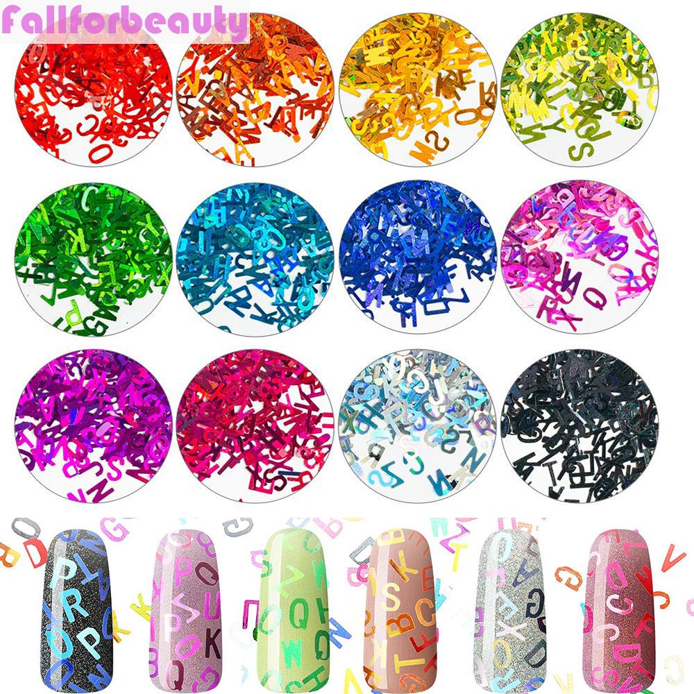 Sticker Chữ Laser Dán Móng Nghệ Thuật