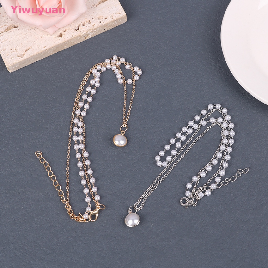 Dây Chuyền Mặt Hình Trái Tim Đính Ngọc Trai Nhân Tạo Phong Cách Vintage Mới