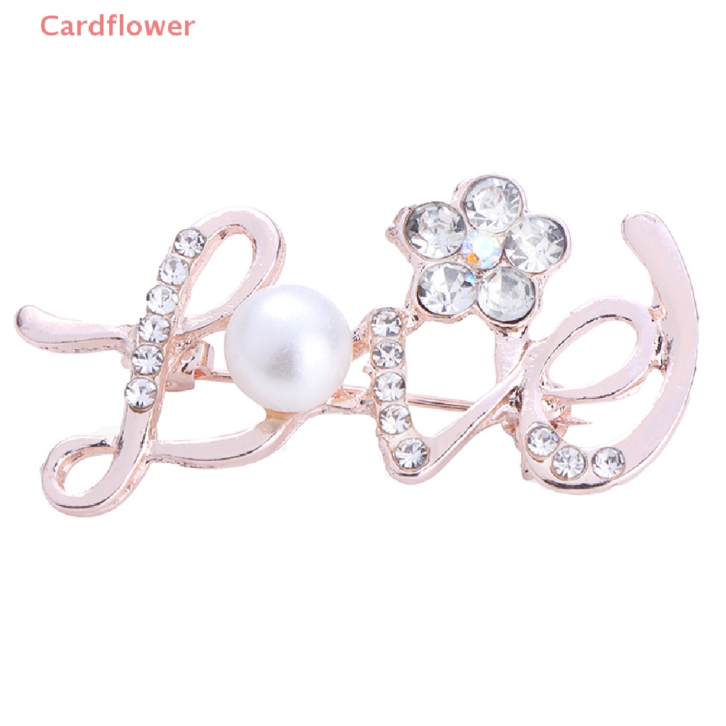 Ghim Cài Áo Hình Trái Tim Đính Đá Nhân Tạo Thời Trang