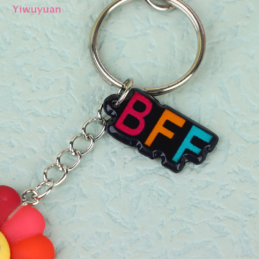 Móc Khóa Hình Hoa Hướng Dương Mặt Cười Nhiều Màu Sắc Dễ Thương Mới