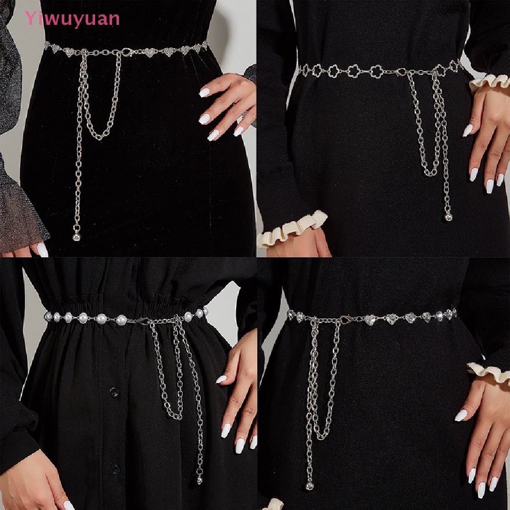 Thắt Lưng Dây Xích Bằng Kim Loại Kiểu Dáng Vintage Đơn Giản Cho Nữ Mới