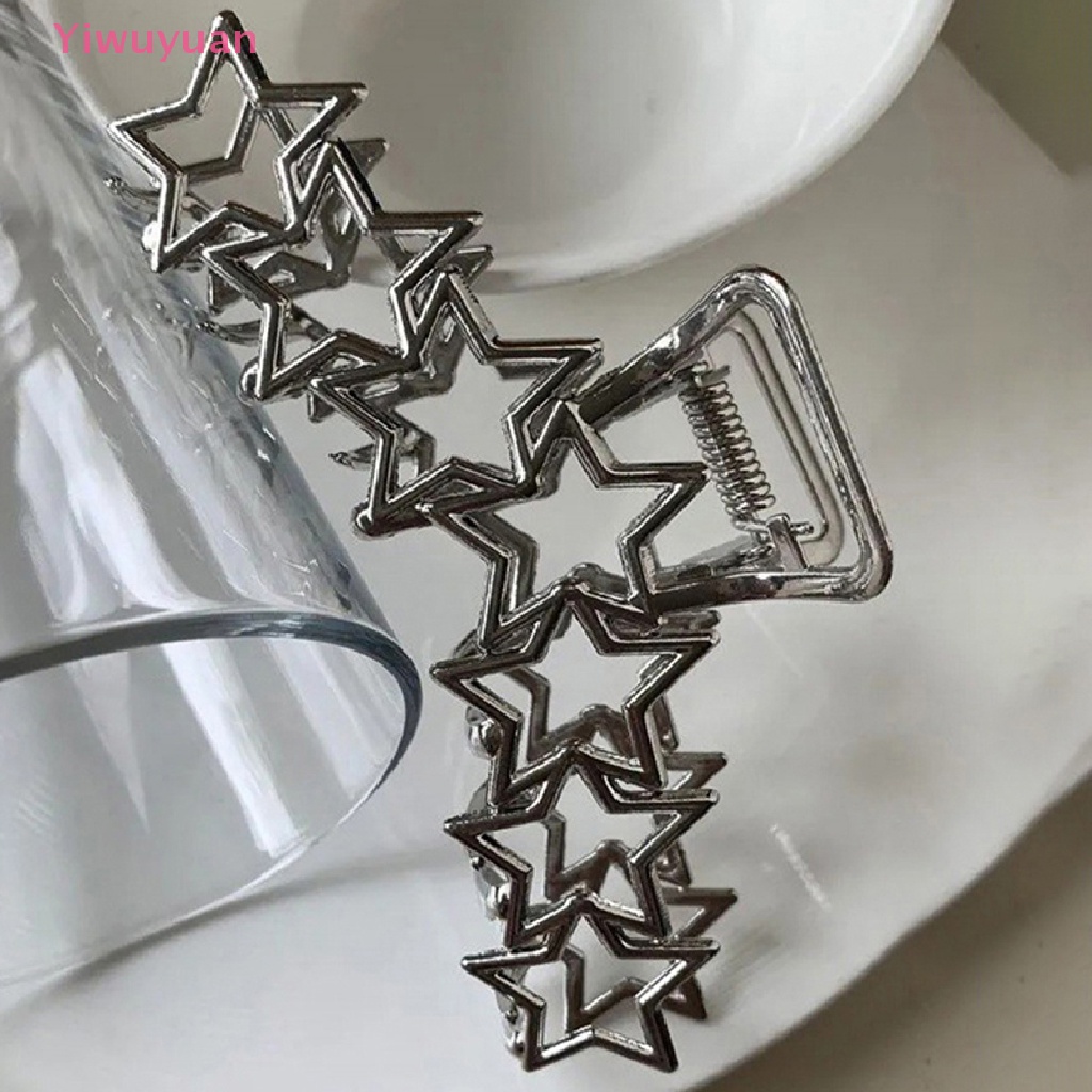 Kẹp Tóc Nữ Hình Ngôi Sao Năm Cánh Trái Tim Phong Cách Harajuku Y2k