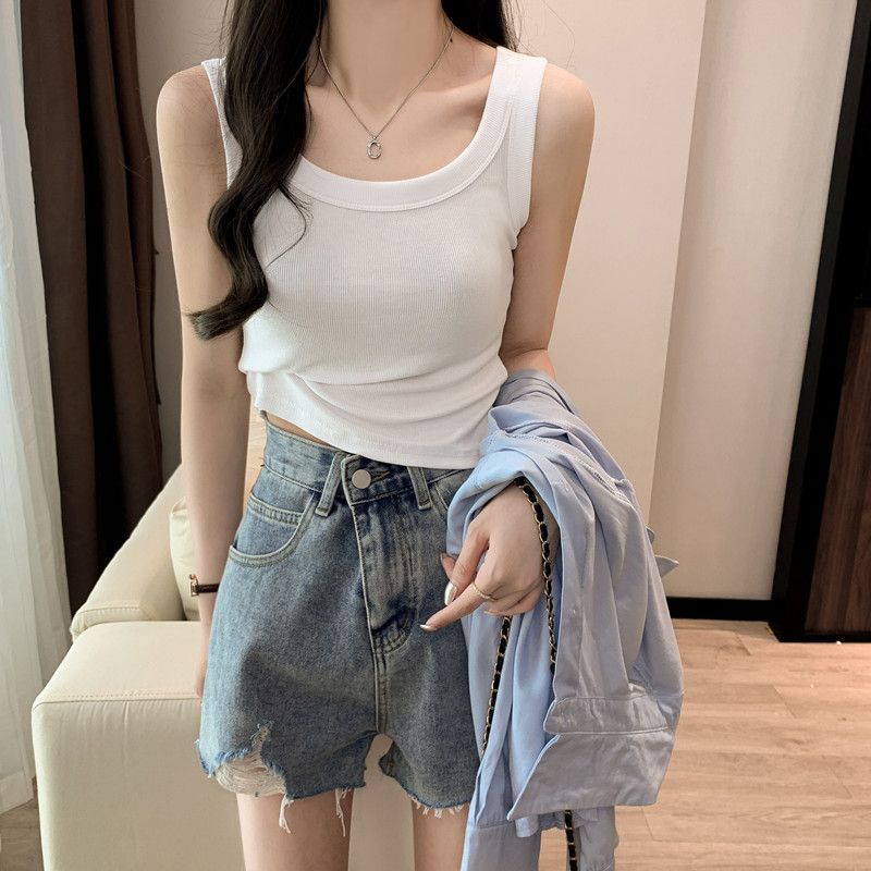 COZOK Áo Sát Nách Màu Trơn Quyến Rũ Hợp Thời Trang