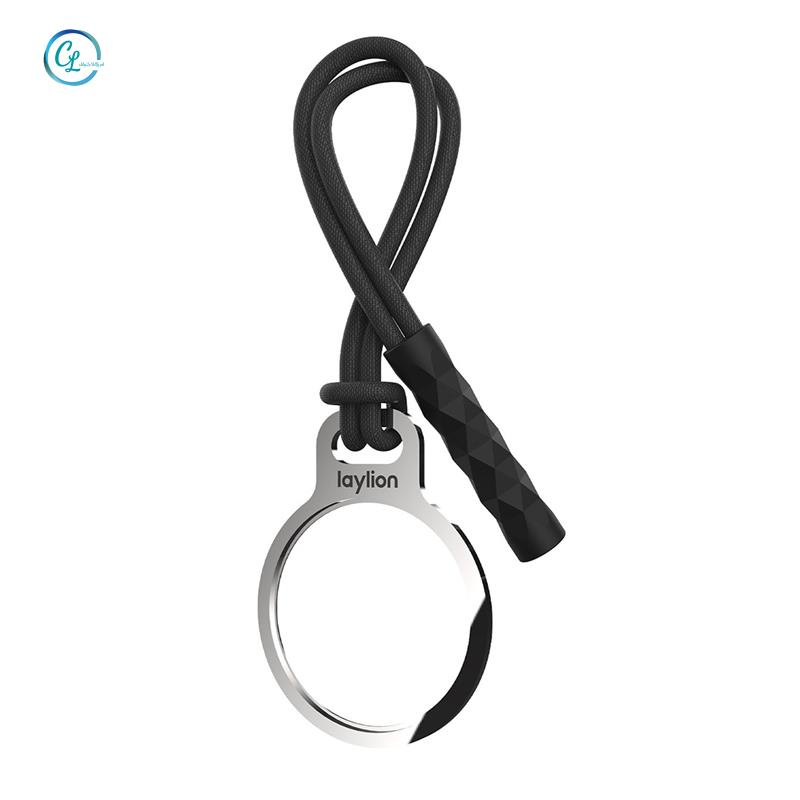 Vỏ Bảo Vệ Hộp Đựng Tai Nghe AirTag Bằng Thép Không Gỉ Kèm Móc Khóa Chống Thất Lạc Tiện Dụng