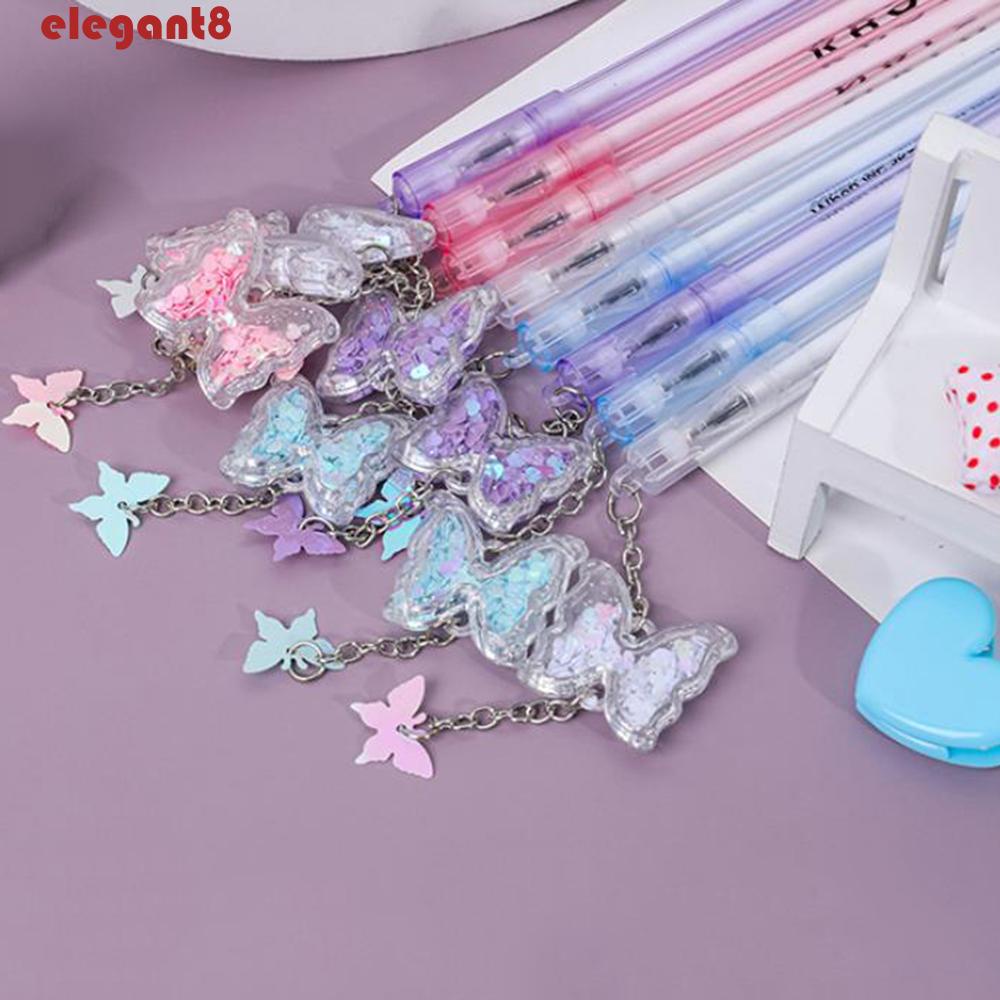 Bút Mực Gel Hình Bướm Dễ Thương Cho Học Sinh