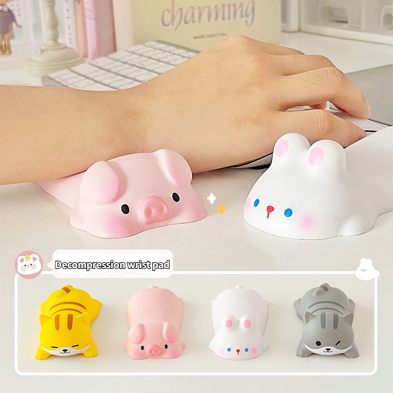 Đồ Chơi Xốp Squishy Giảm Stress Hình Chuột Dễ Thương Cho Bàn Làm Việc