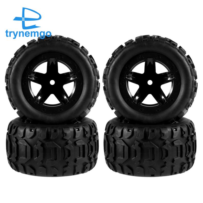 Set 4 Bánh Xe Cao Su 80Mm 80Mm Dành Cho Xe Đồ Chơi Wltoys 144001 144010 124019 Phụ Kiện Nâng Cấp Cho Xe Hơi Điều Khiển Từ Xa 12428 12428 HBX 16889 Sg160